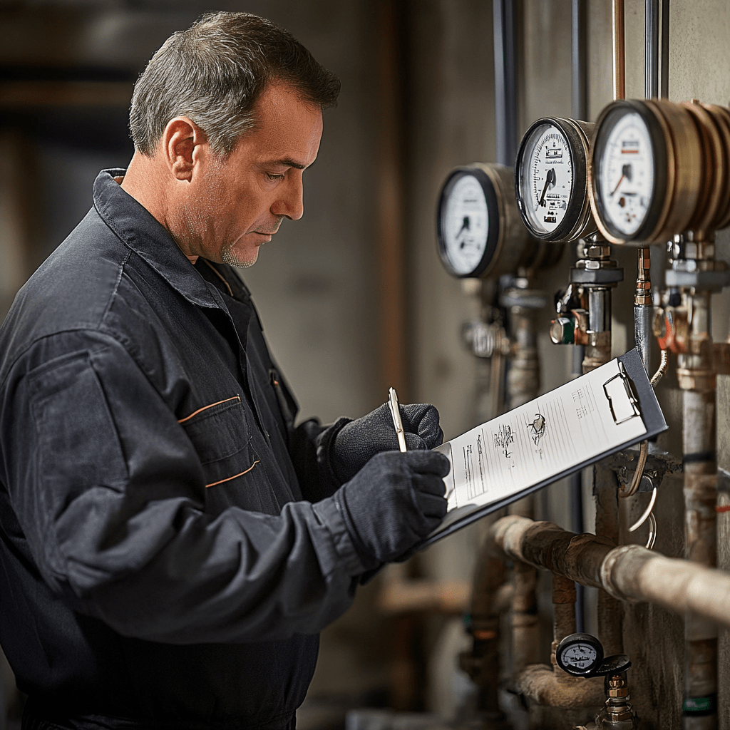 u2433869831_A_professional_plumber_meticulously_inspecting_a__6425cbd3 2409 4bf2 aa3c 9c70acb09101_2 min